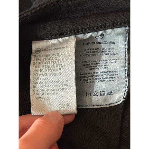 Adriano Goldschmied Jeans Legging Ankle Super Skinny Ankle black size 32 - Picture 6 of 6